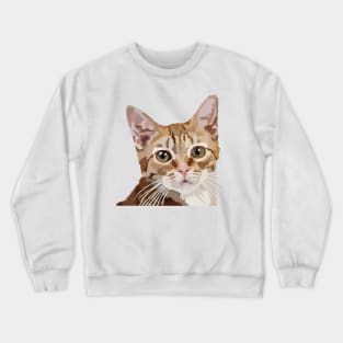 Orange Tabby Crewneck Sweatshirt